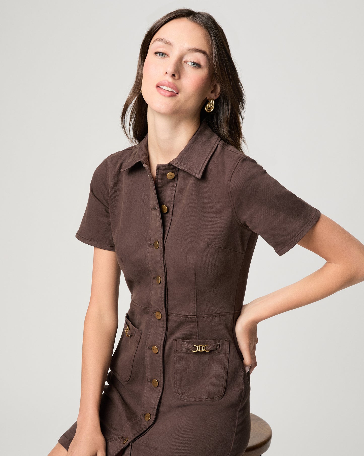Clementine Dress - Rich Chocolate 00