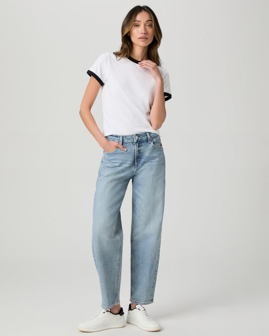 Alexis Barrel Leg Jean - Low Key 23