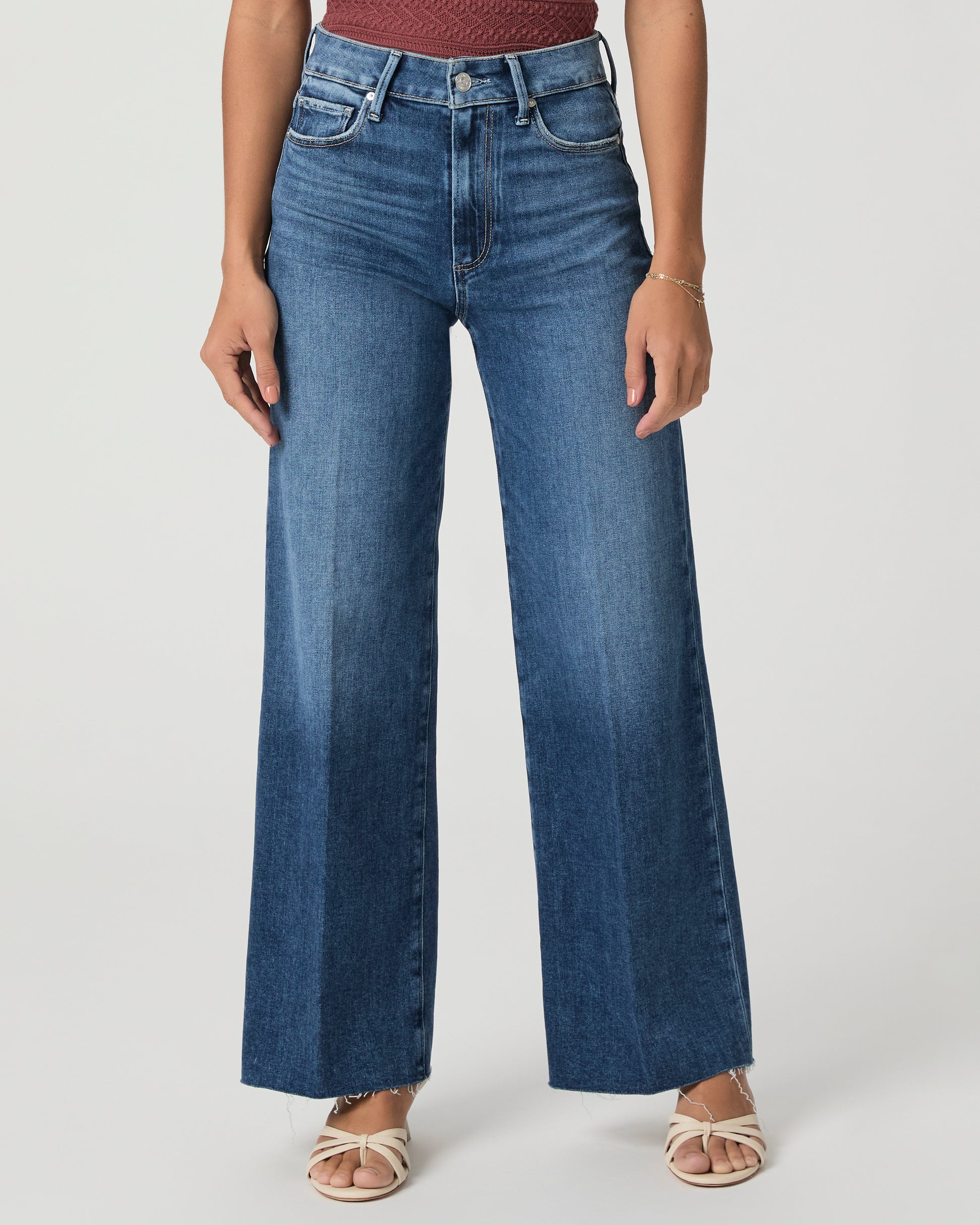 Anessa Petite 29 Inch Wide Leg Jean - Novelist 23
