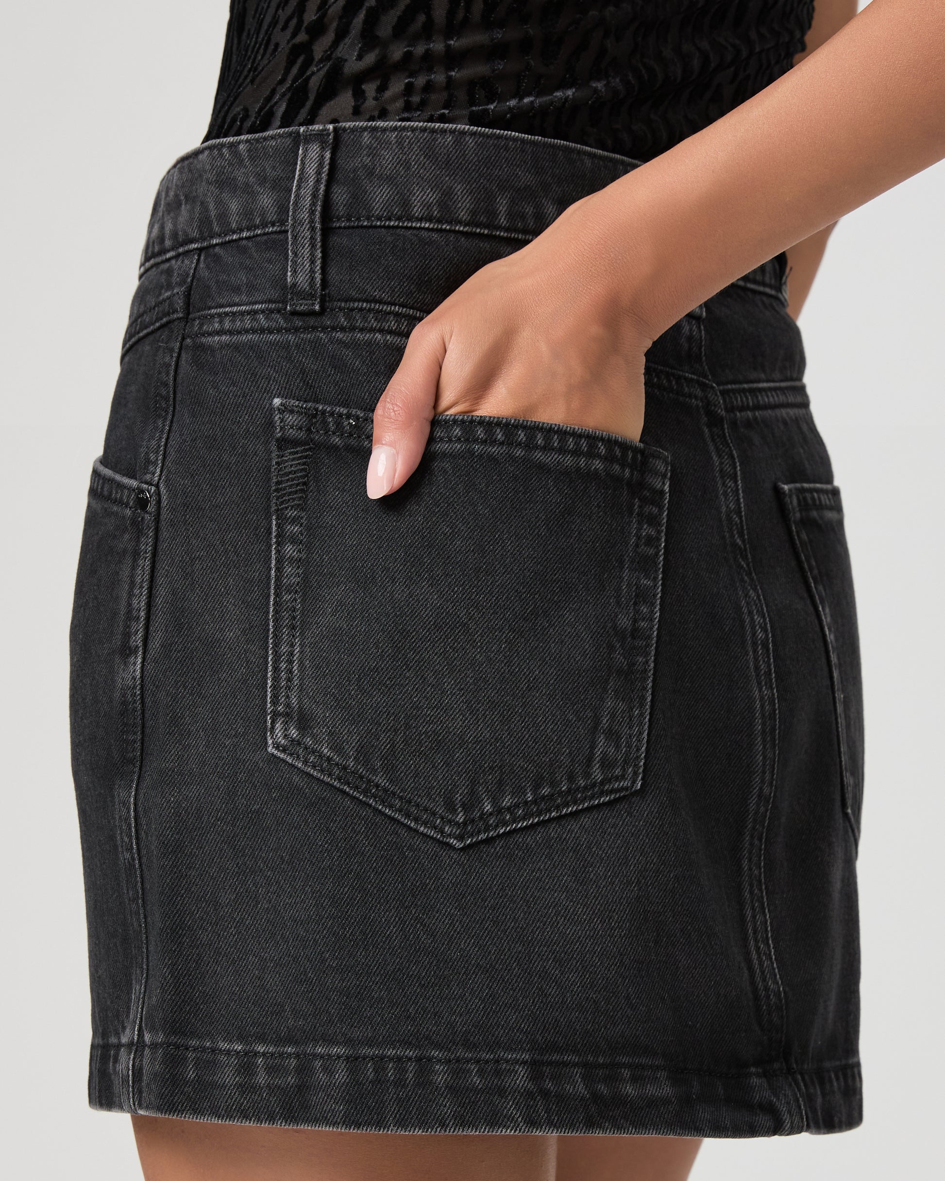 Ryder Skirt - Coal Black 23