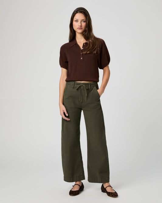 Arellia Ankle Barrel Leg - Vintage Forest Moss 23