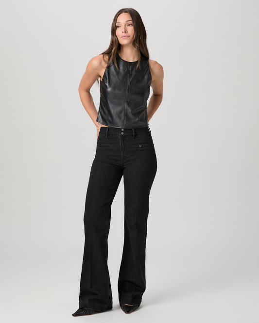 Leenah Wide Leg Jean - Faded Darkness 23