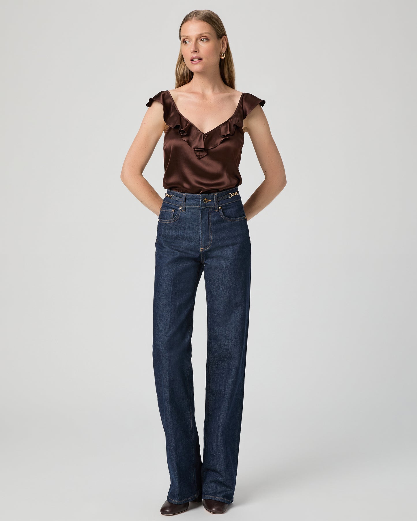Sasha Wide Leg Jean - Amora 23