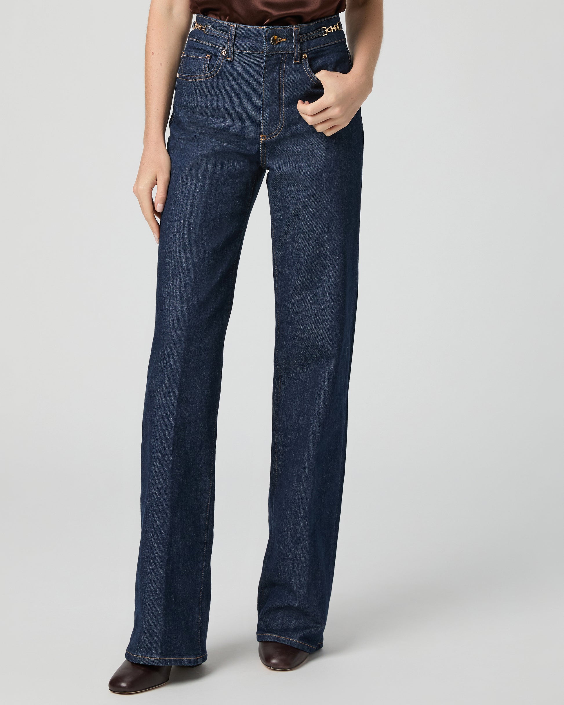 Sasha Wide Leg Jean - Amora 23