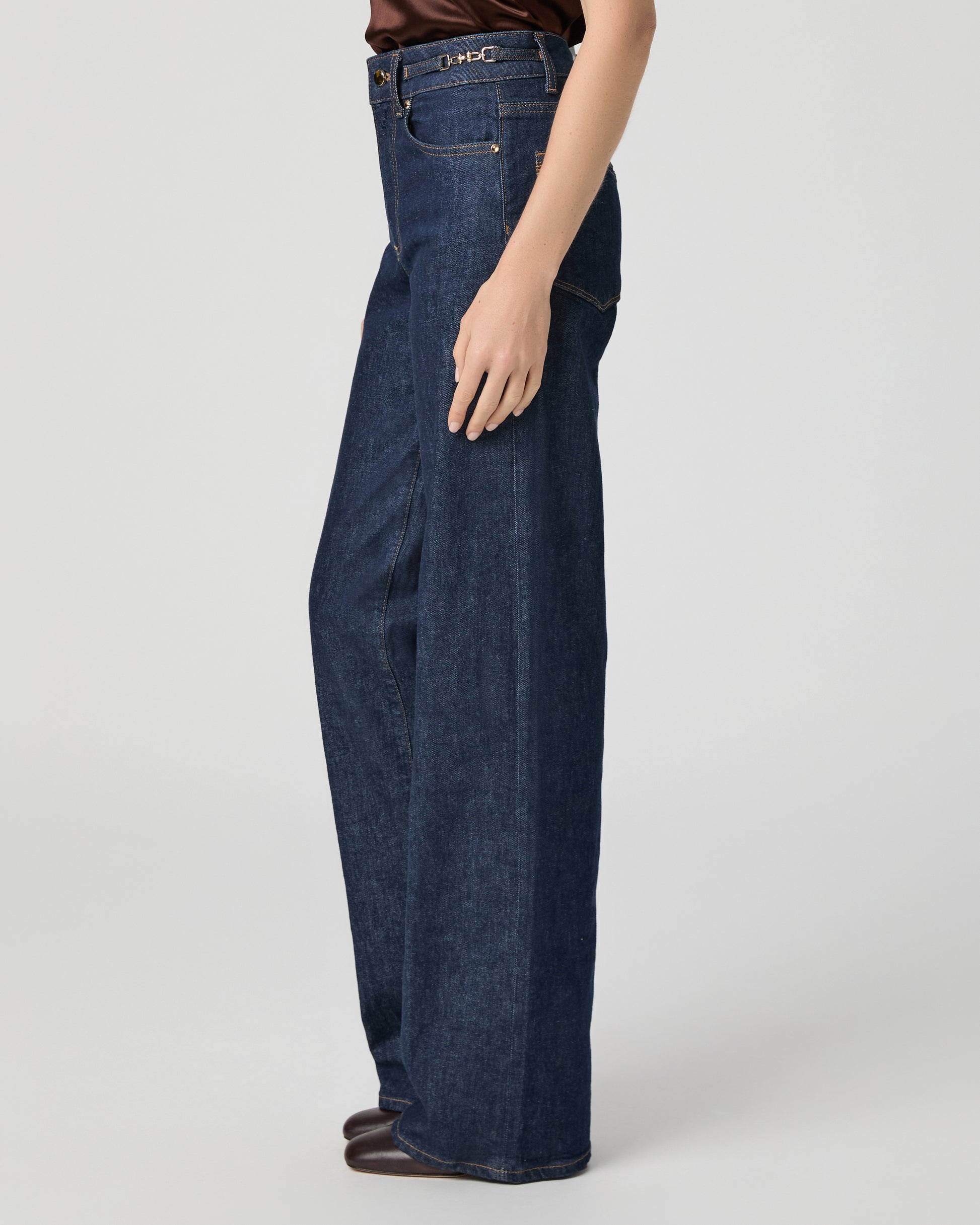 Sasha Wide Leg Jean - Amora 23