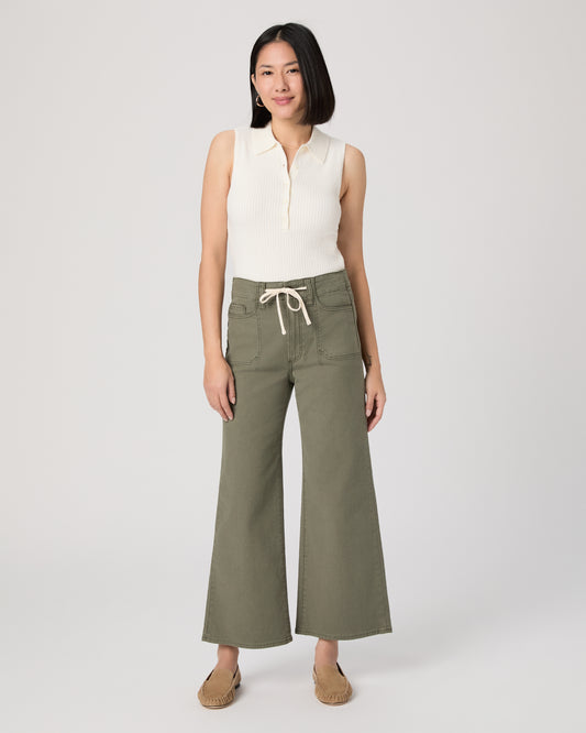 Ari Petite Wide Leg - Vintage Ivy Green 23