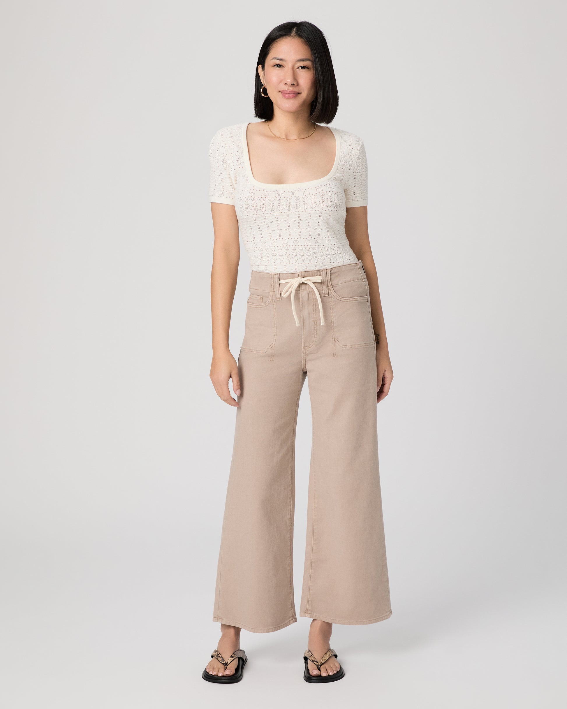 Ari Petite Wide Leg Pant - Vintage Utaupia 23