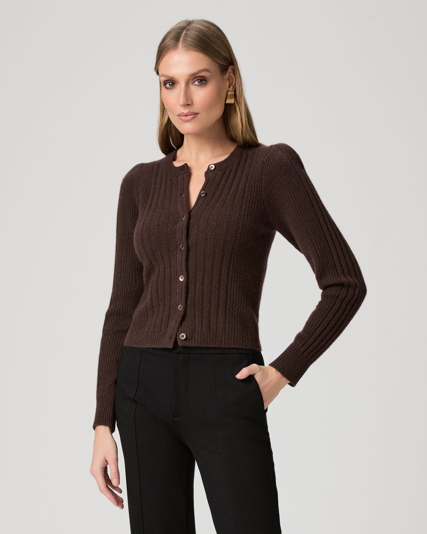 Allessandro Cardigan - Dark Chocolate XXS