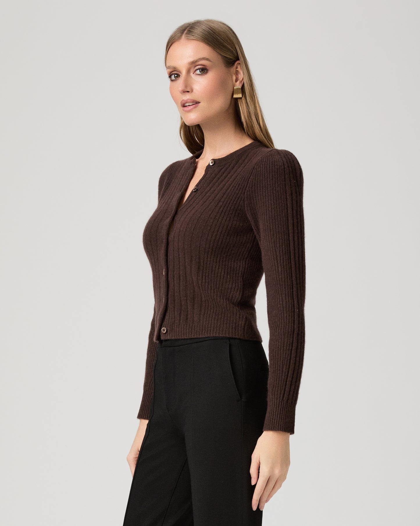 Allessandro Cardigan - Dark Chocolate XXS