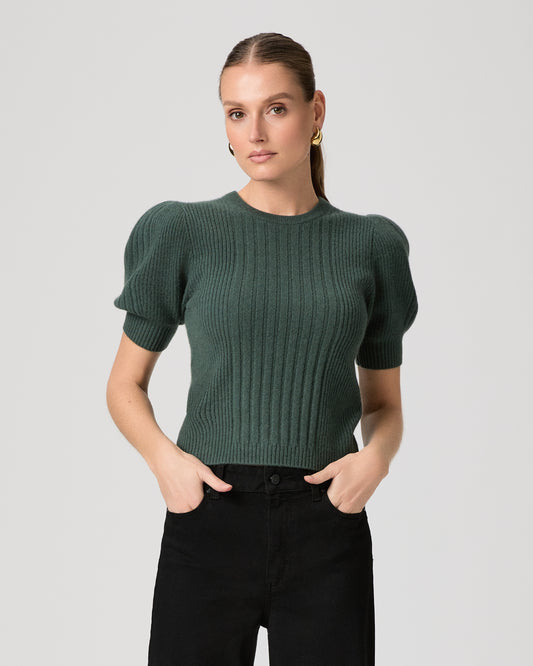 Kato Top - Fern Green Cashmere XXS