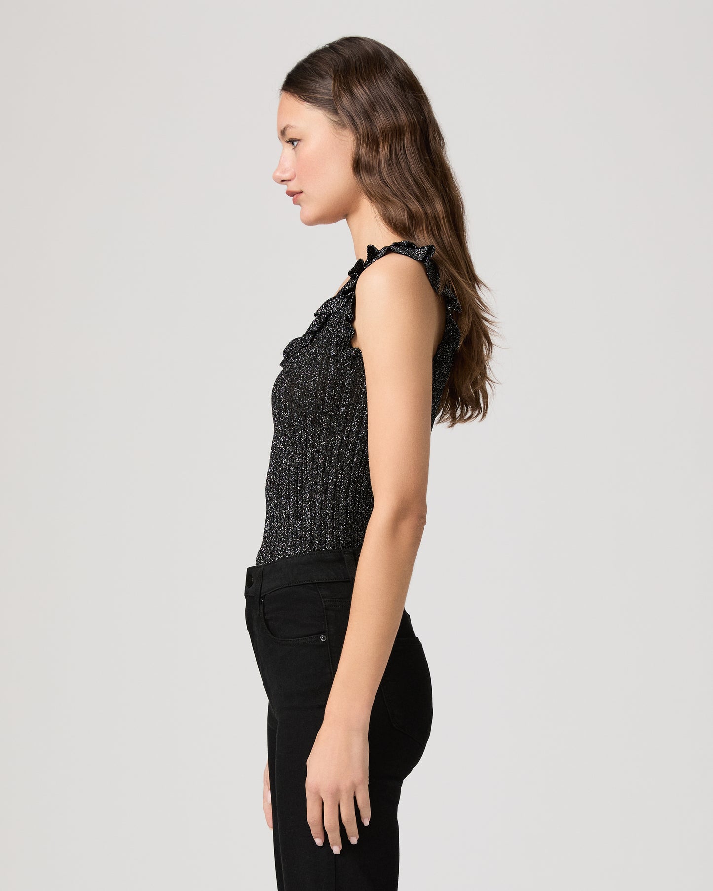 Clareen Sweater Tank - Black XXS