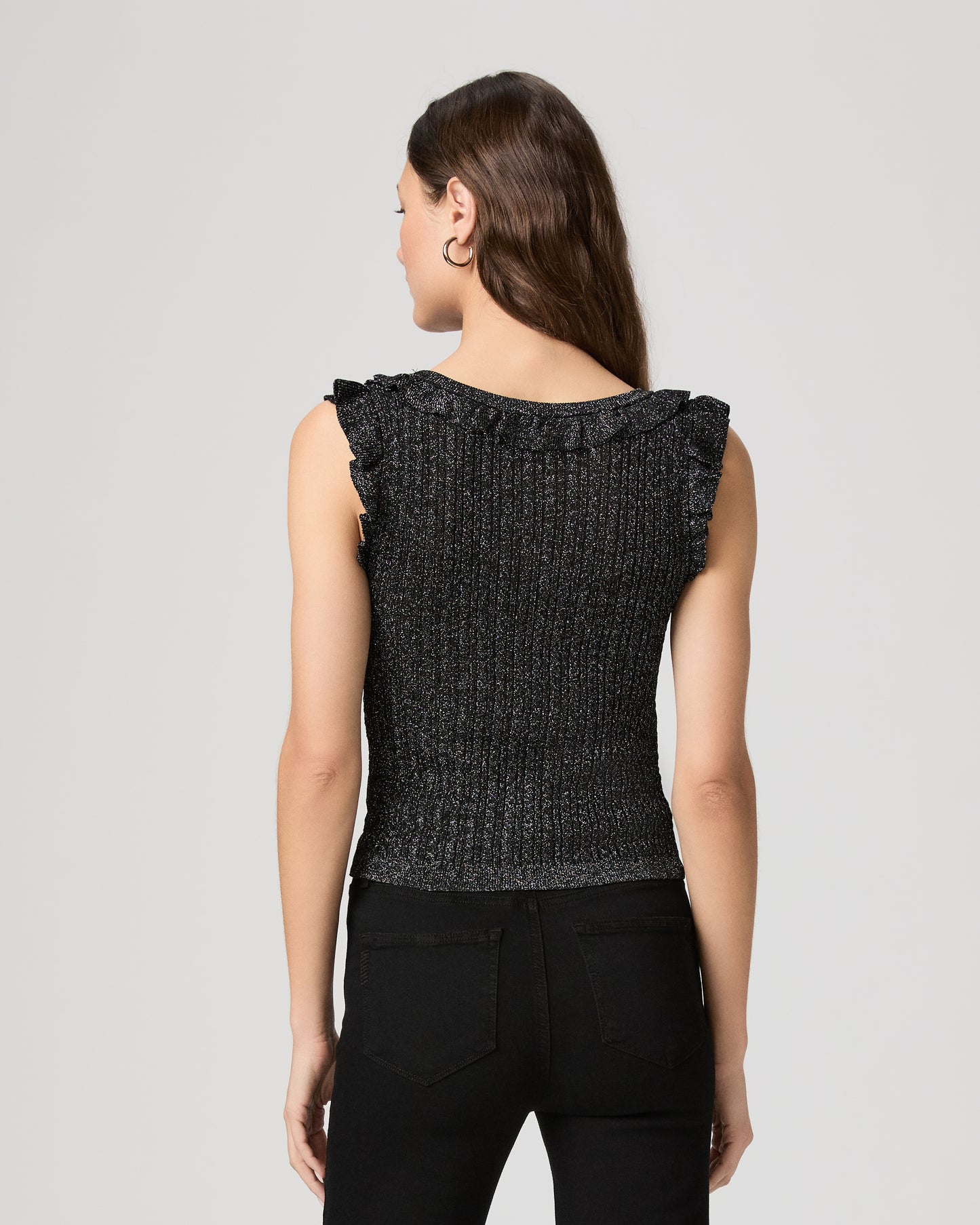 Clareen Sweater Tank - Black XXS