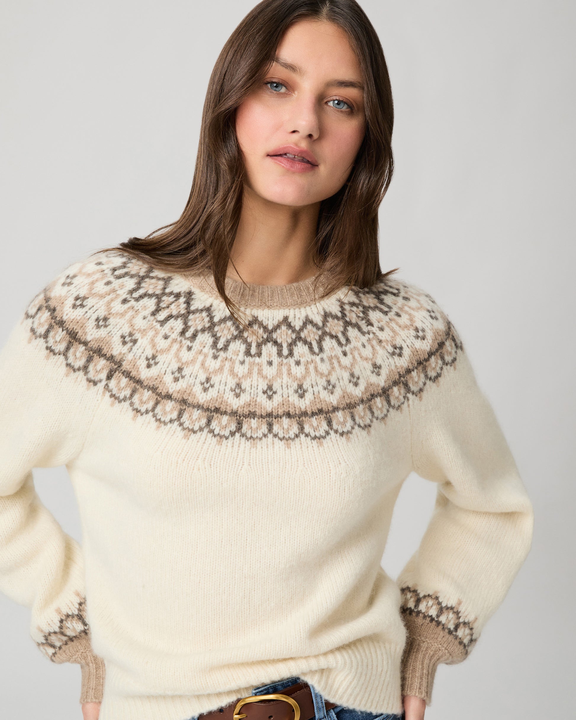 Misha Sweater - Ivory Multi XXS