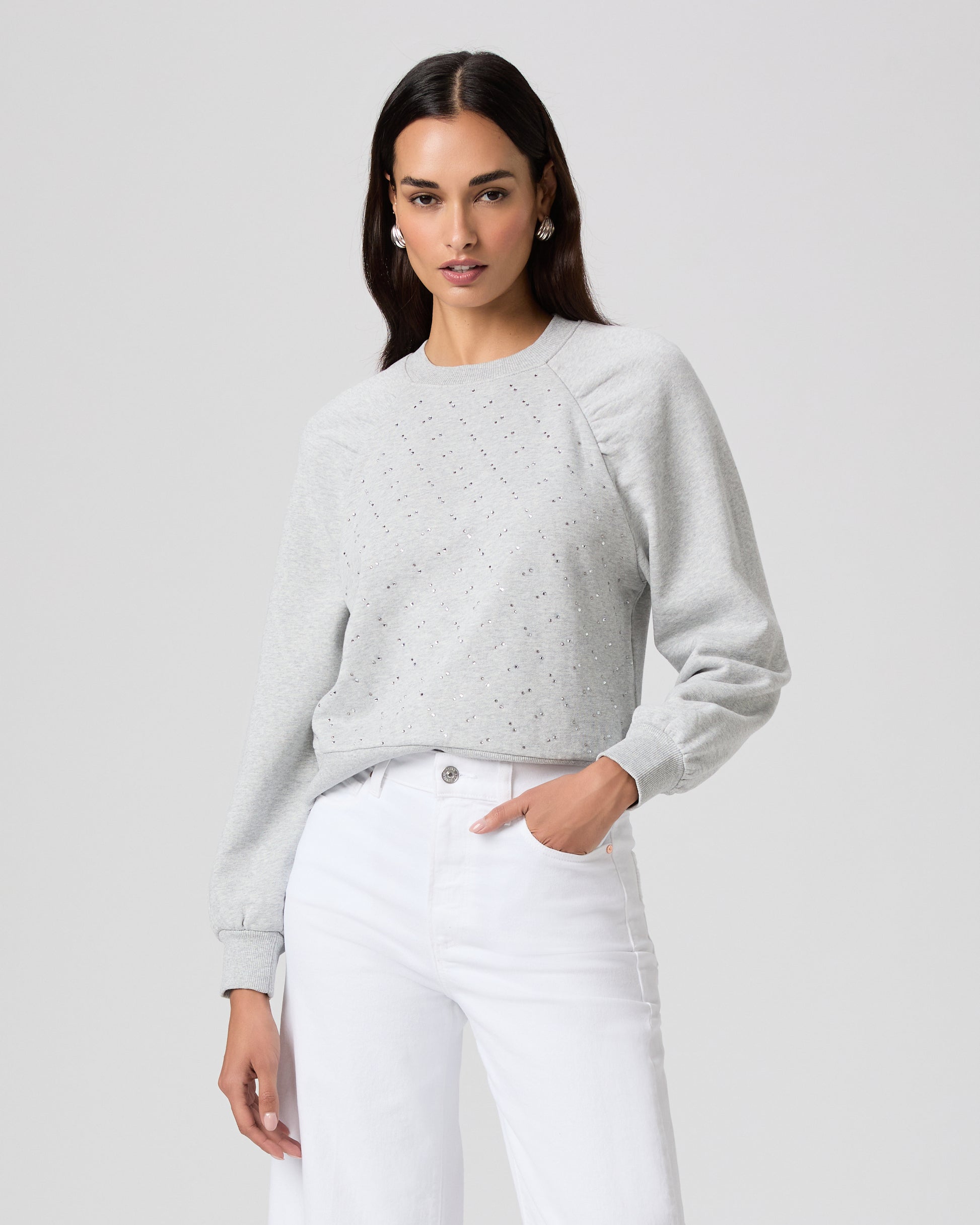 Tricia Sweatshirt - Heather Grey XXS