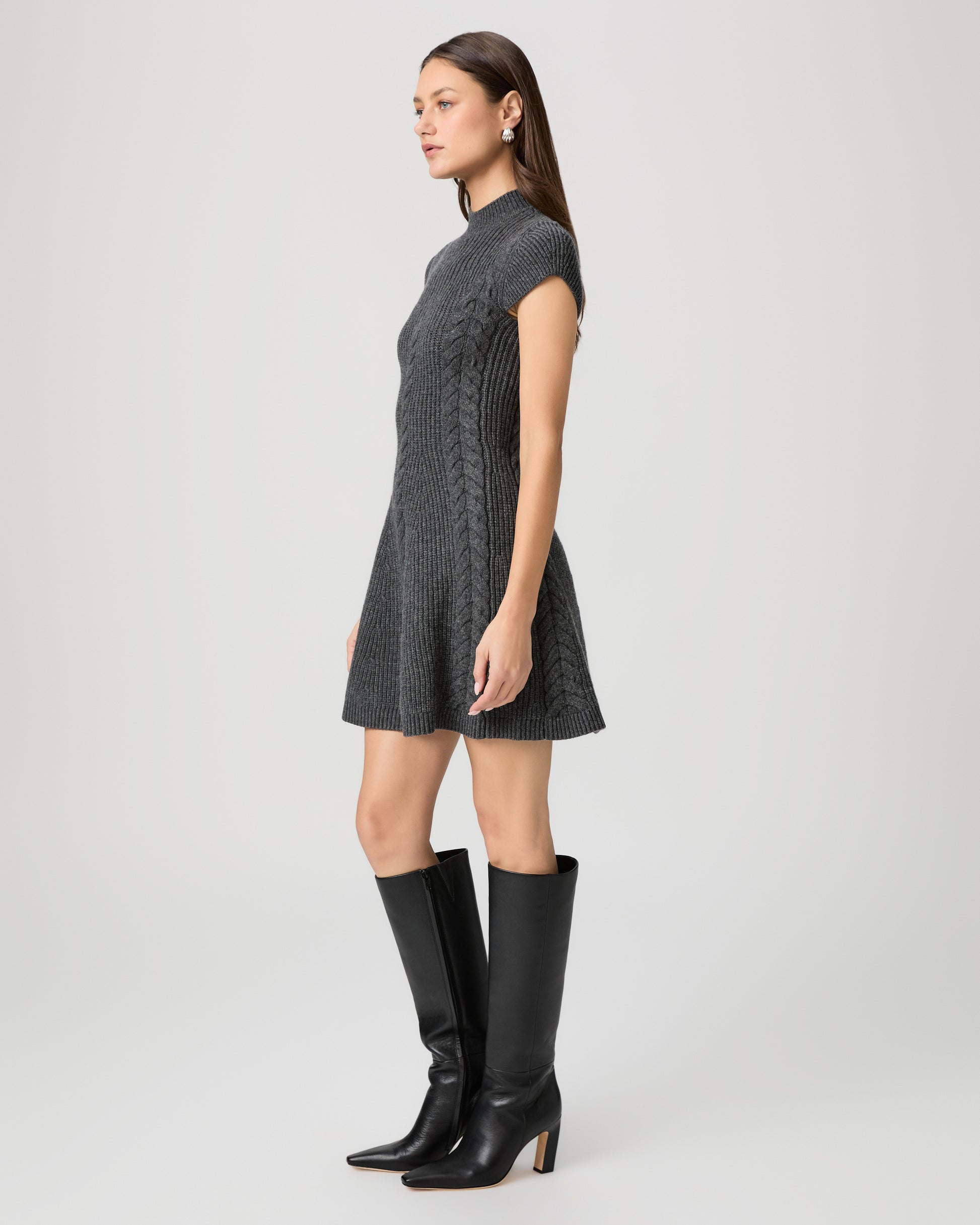 Freya Dress - Dark Charcoal XXS