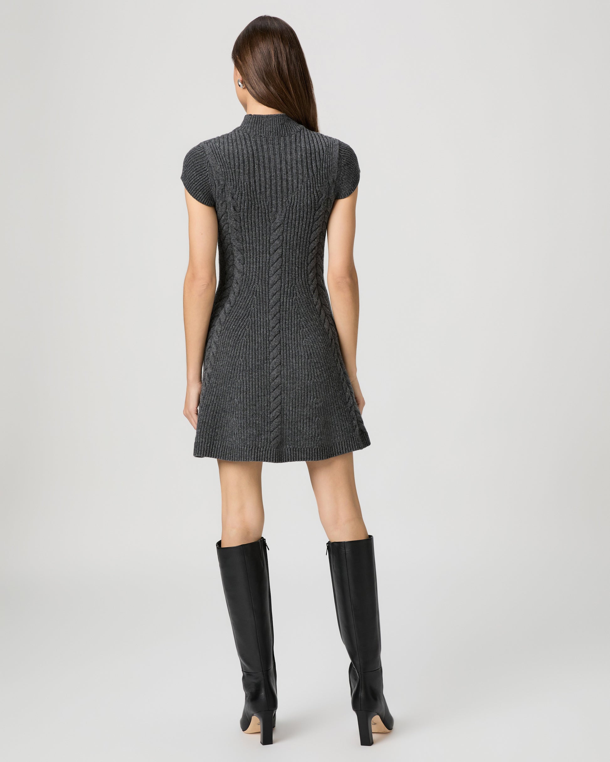 Freya Dress - Dark Charcoal XXS