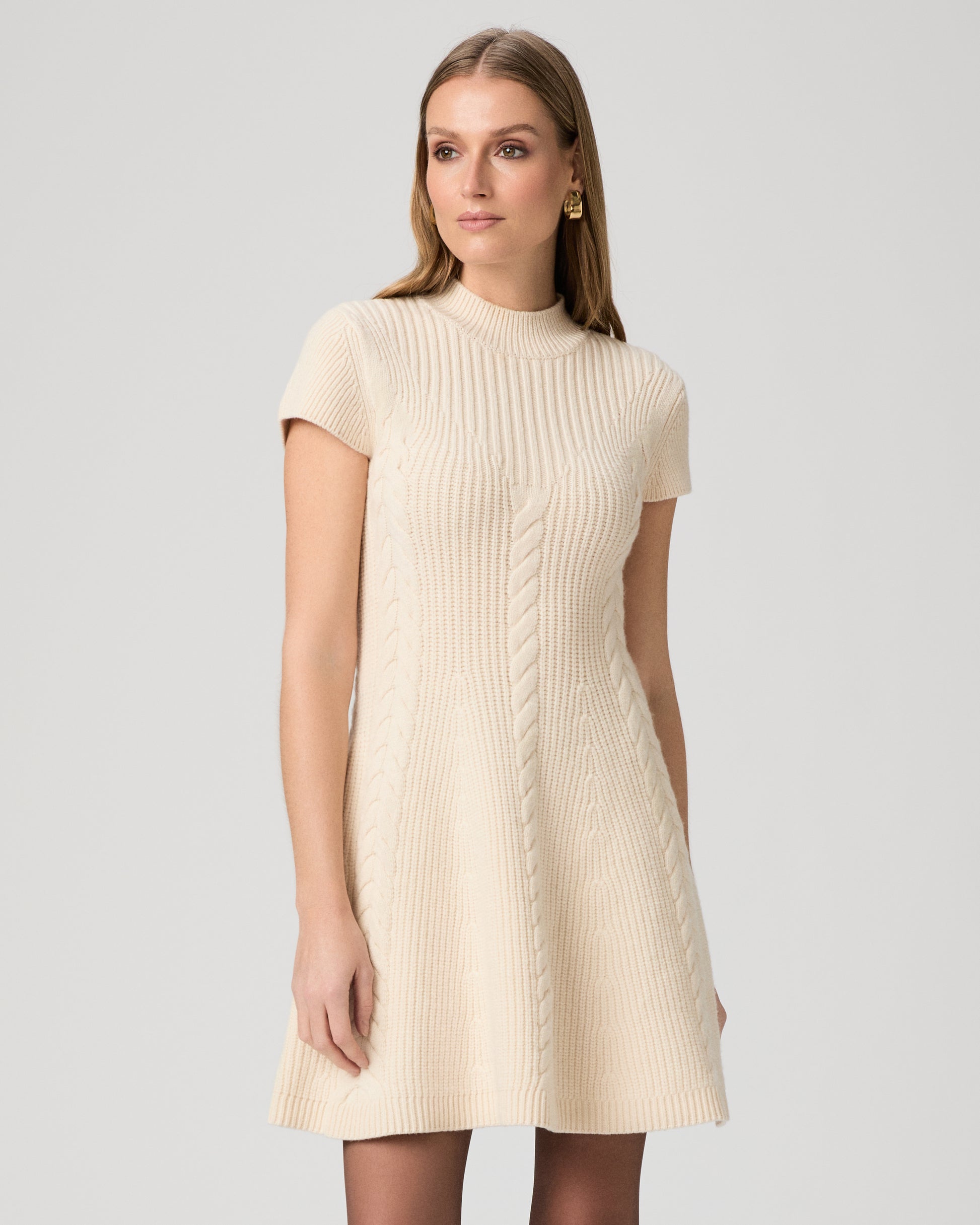 Freya Dress - Latte Foam XXS