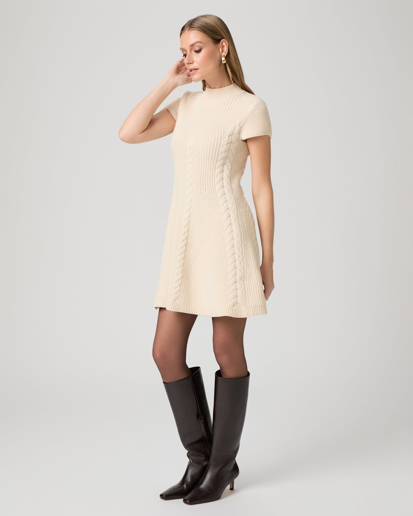 Freya Dress - Latte Foam XXS