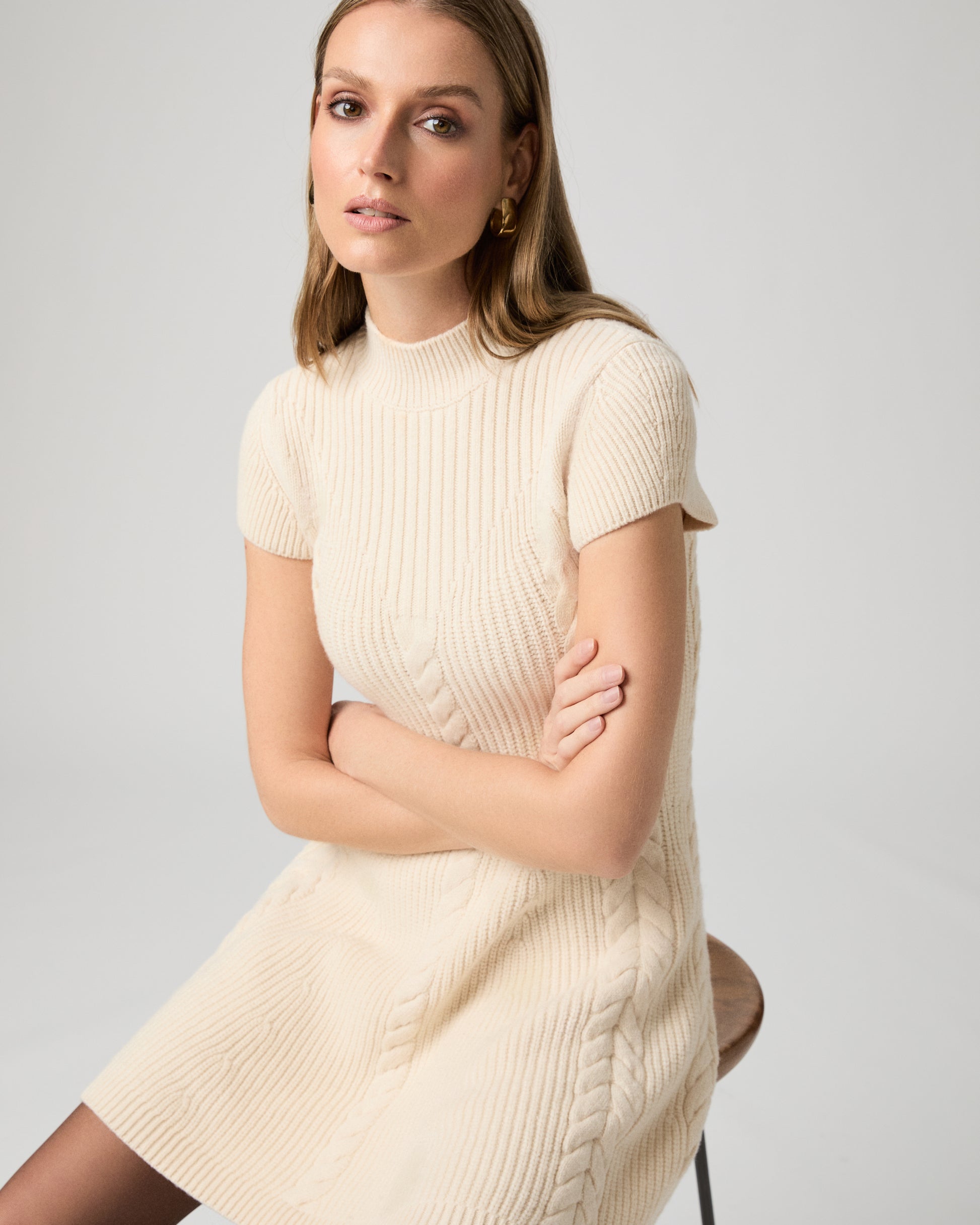 Freya Dress - Latte Foam XXS