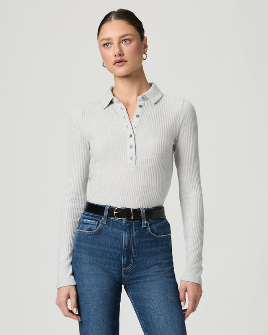 Eden Top - Heather Grey XXS