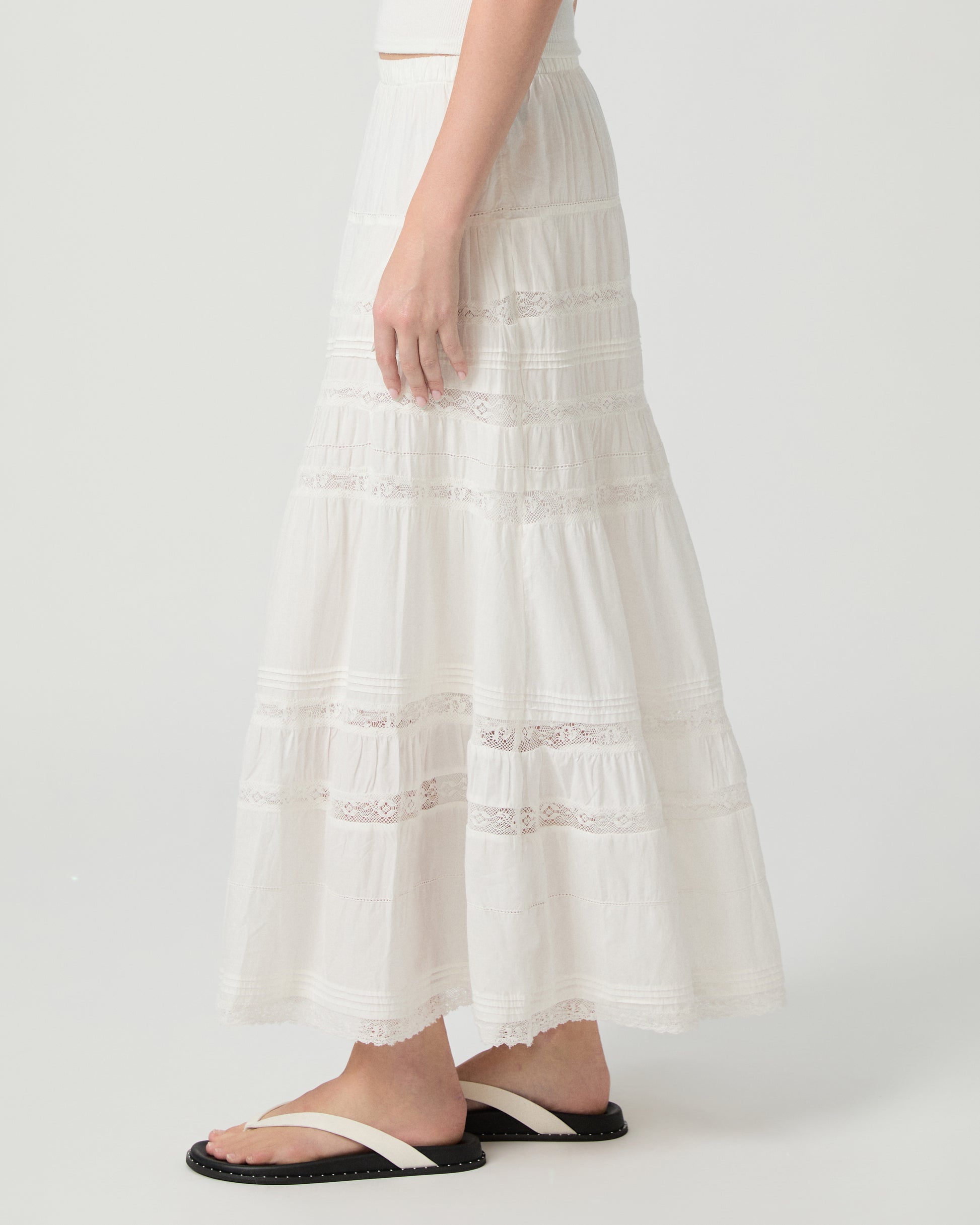 Rivoli Skirt - White XXS