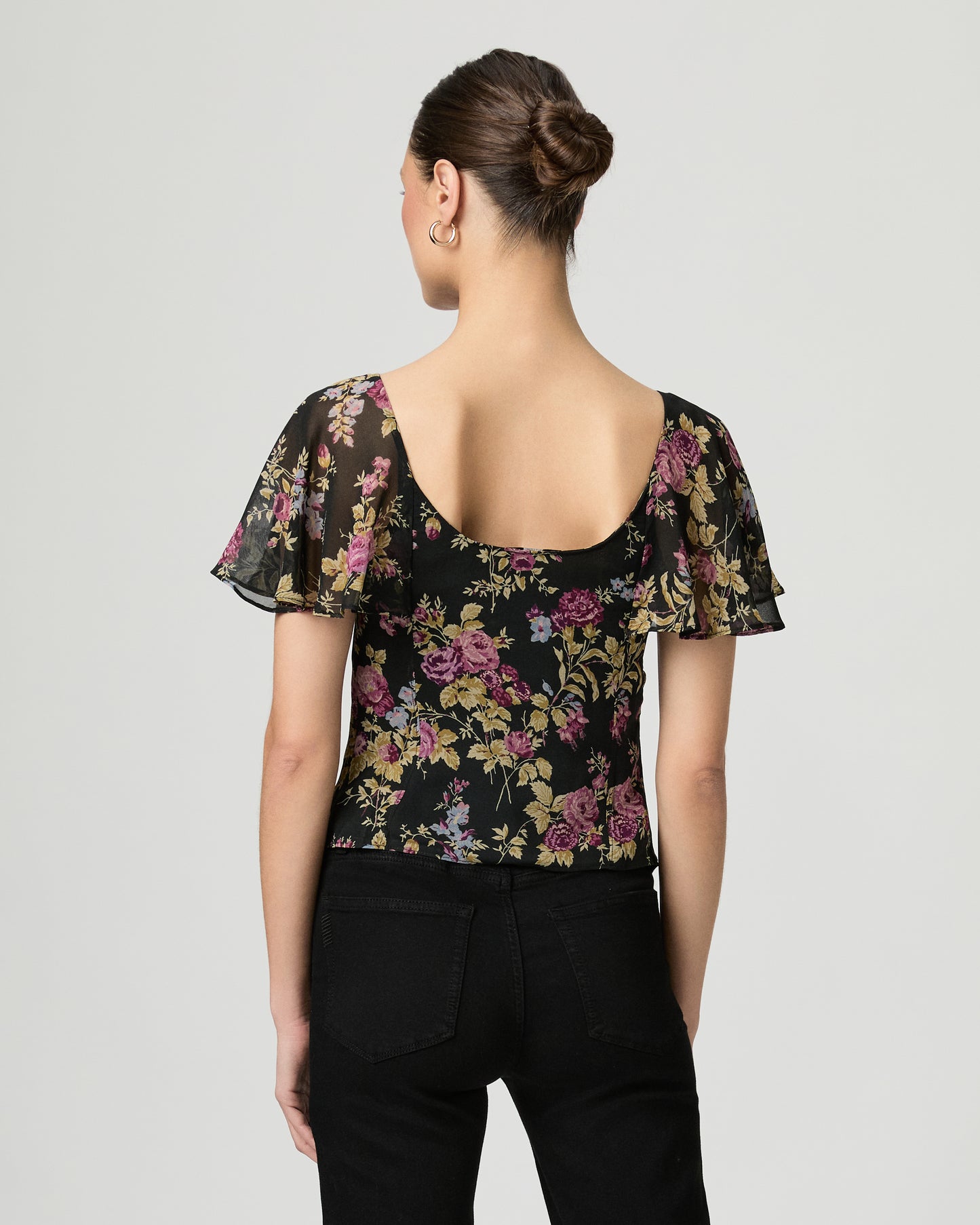 Kiko Top - Black Multi Silk 00