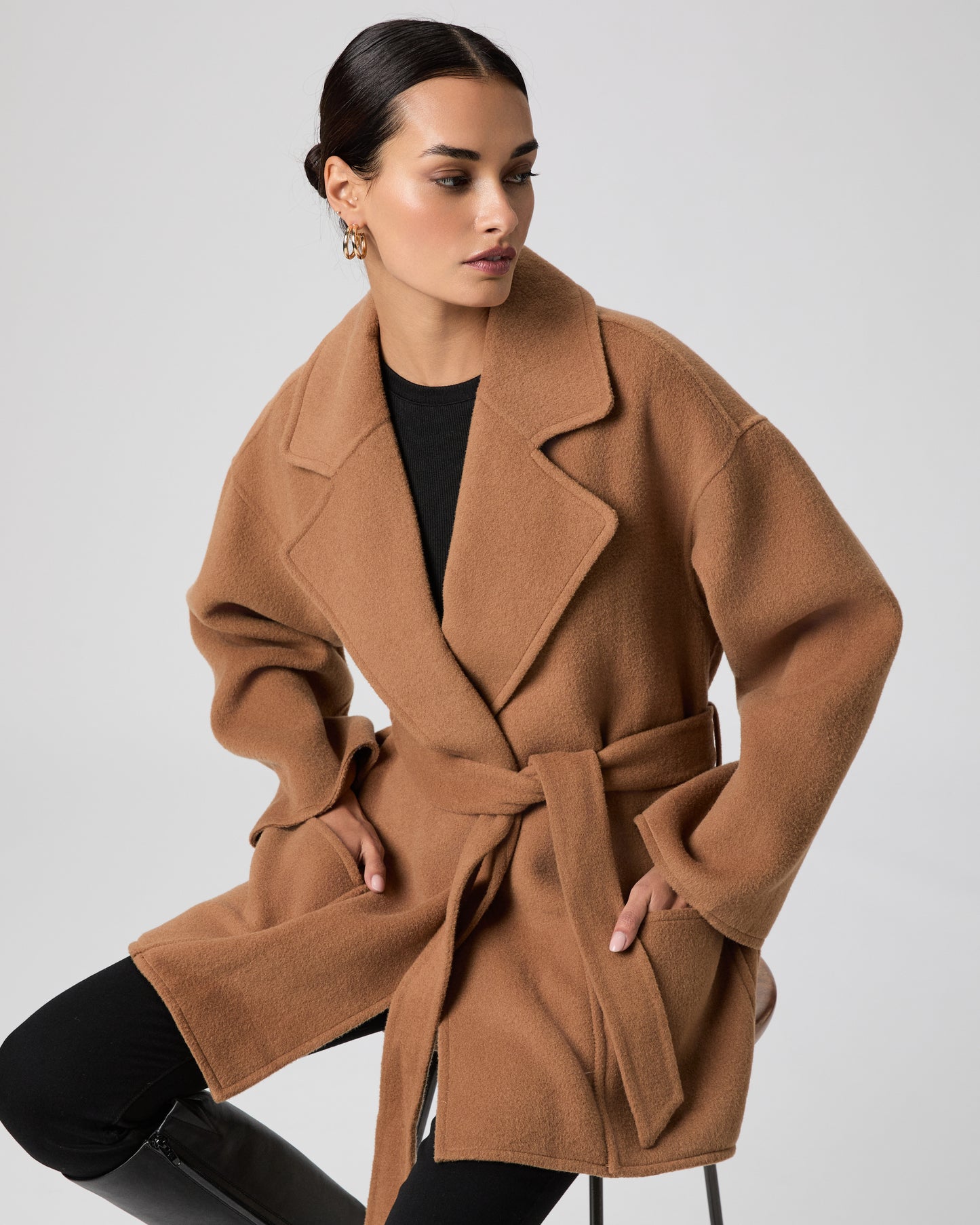 Connery Coat - Camel XXS