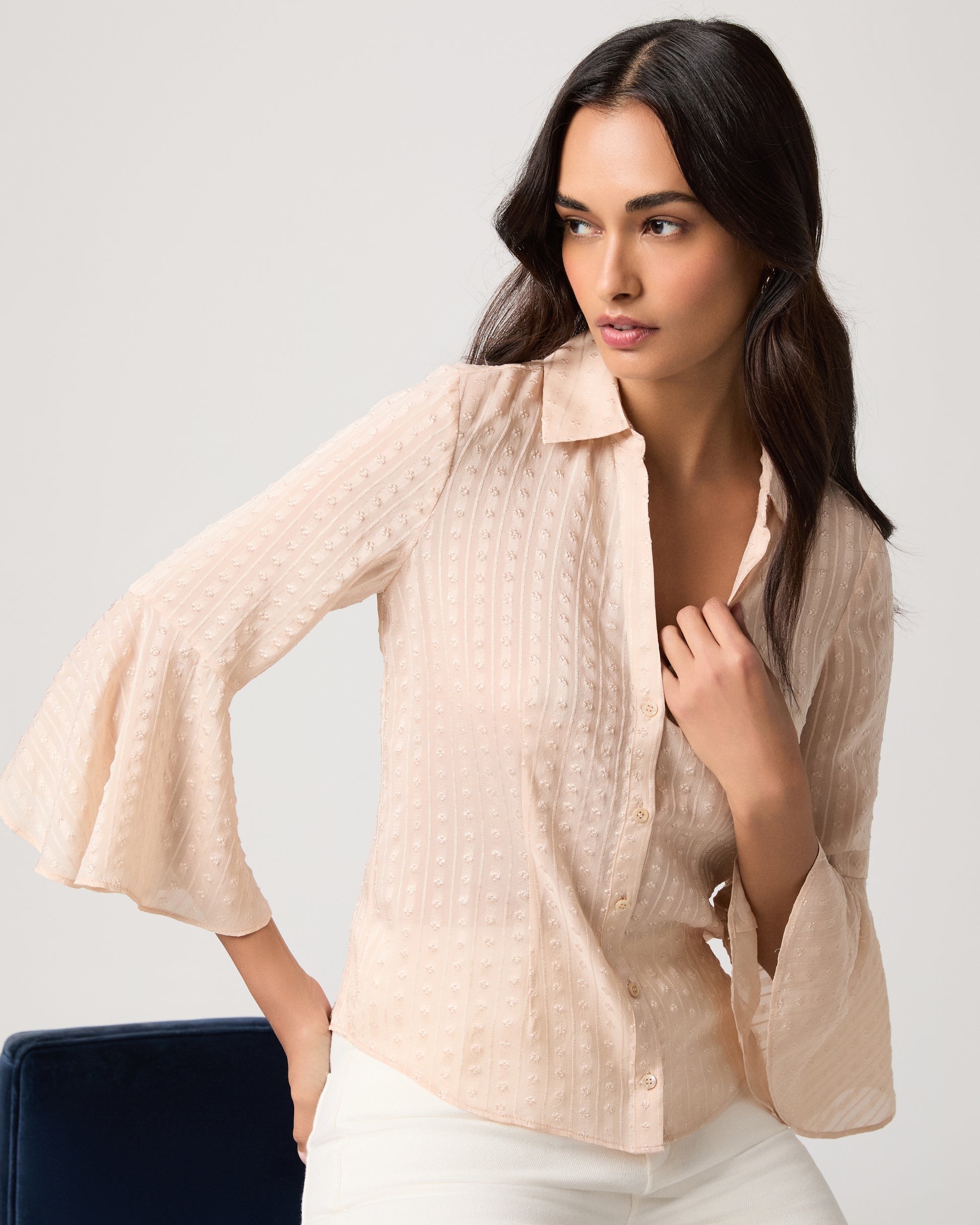 Jasmeet Blouse - Warm Cream XXS
