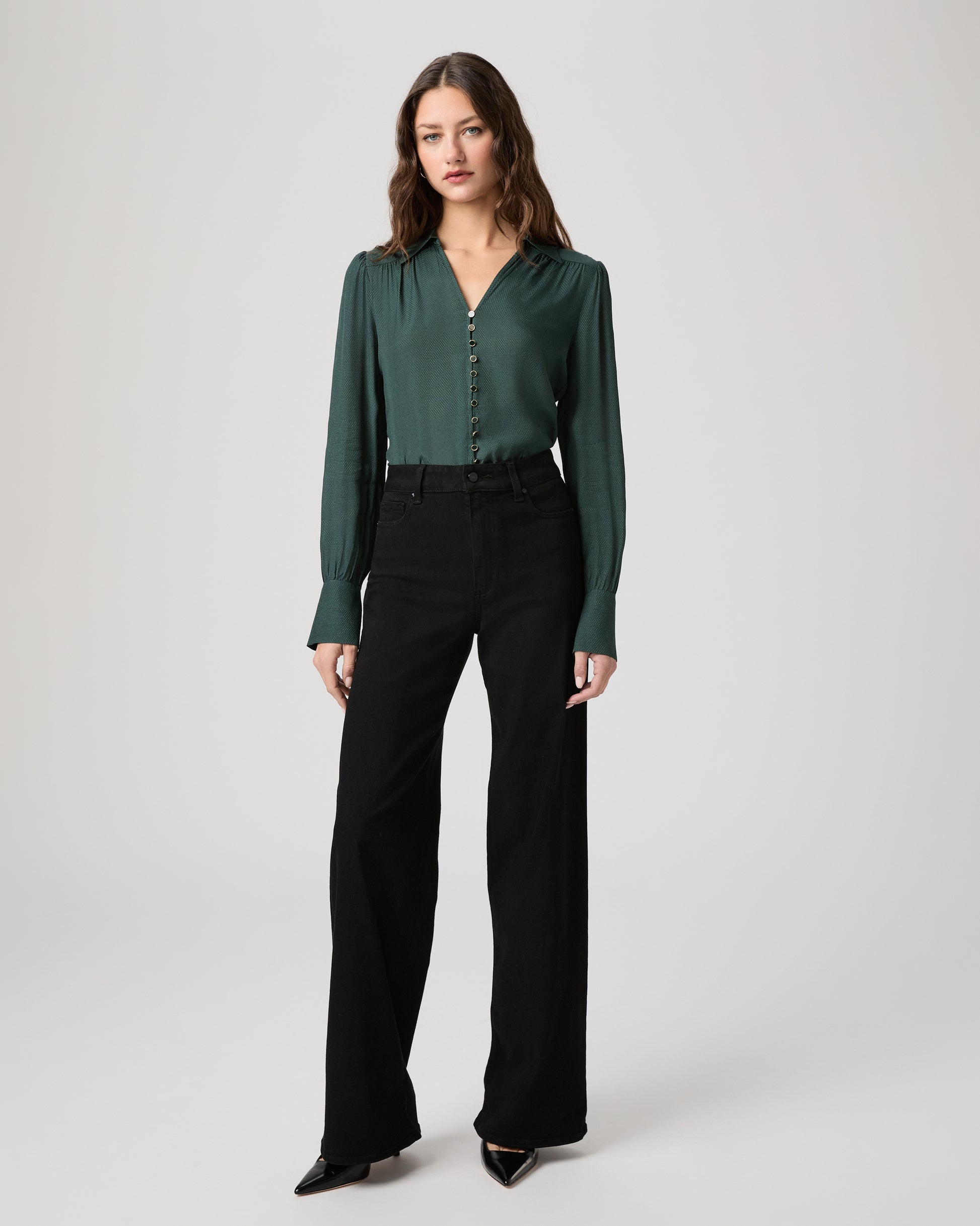 Camu Shirt - Deep Emerald 00