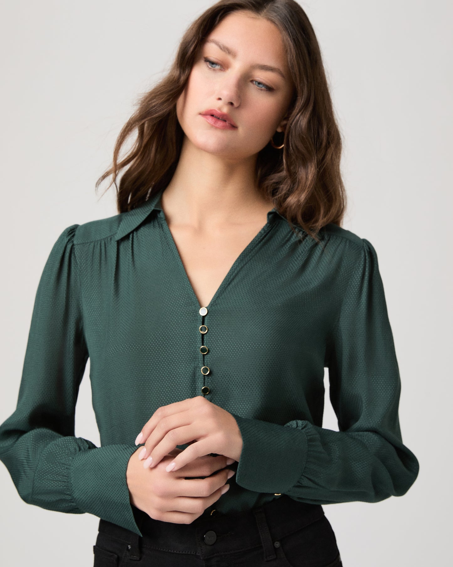 Camu Shirt - Deep Emerald 00