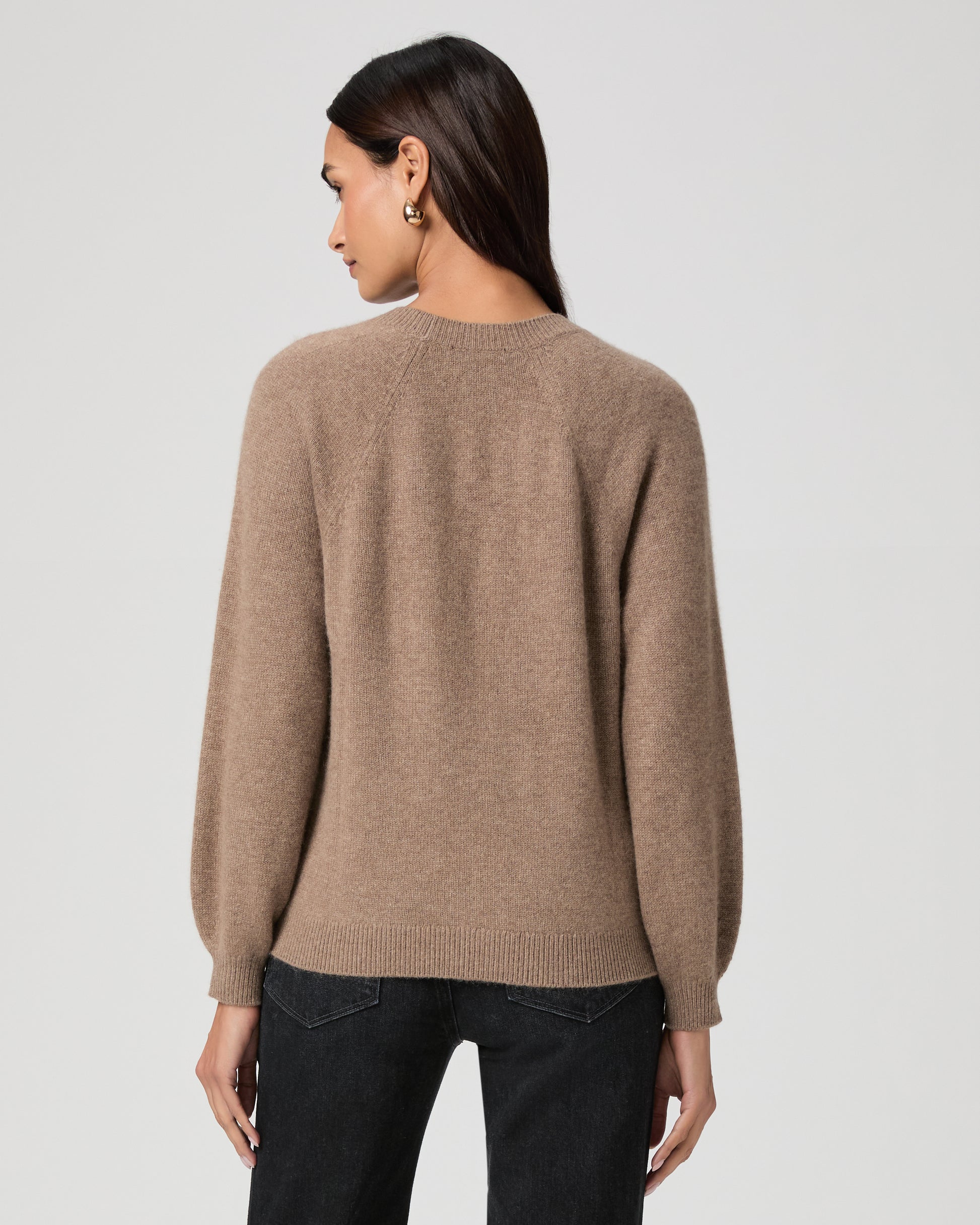 Thea Sweater - Heather Brown XXS