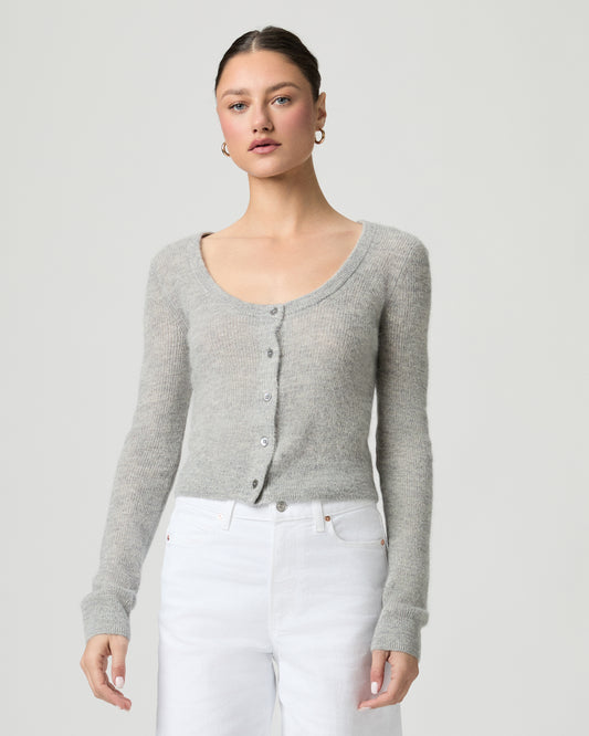Fortuna Cardigan - Heather Grey XXS
