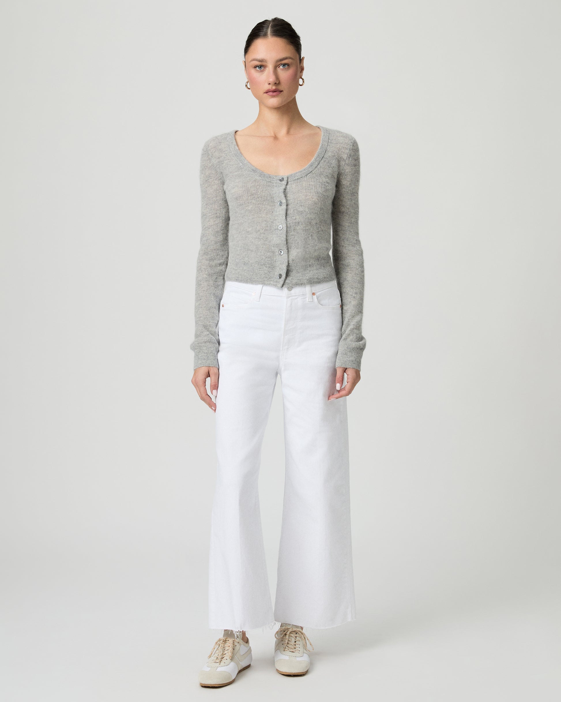 Fortuna Cardigan - Heather Grey XXS