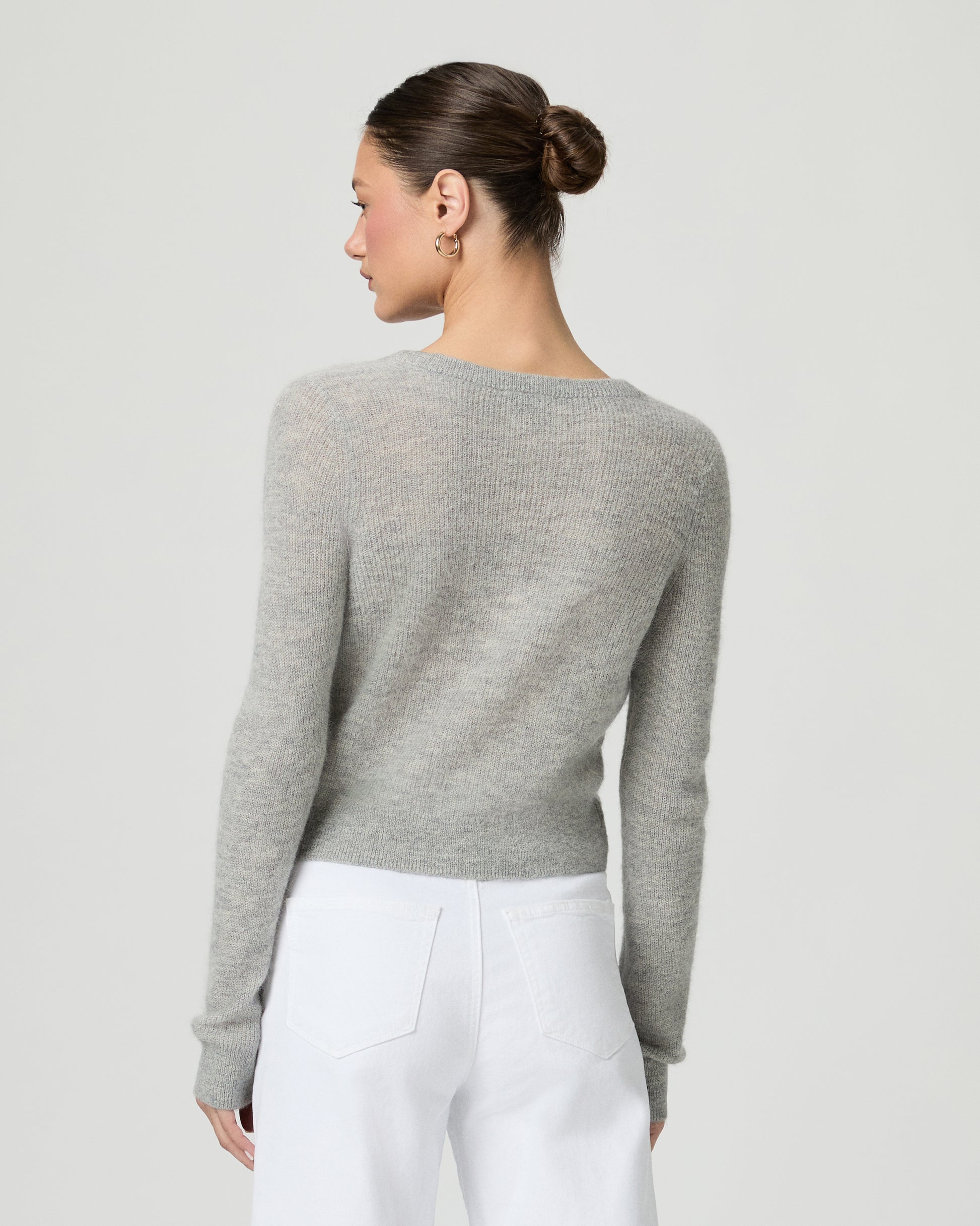Fortuna Cardigan - Heather Grey XXS