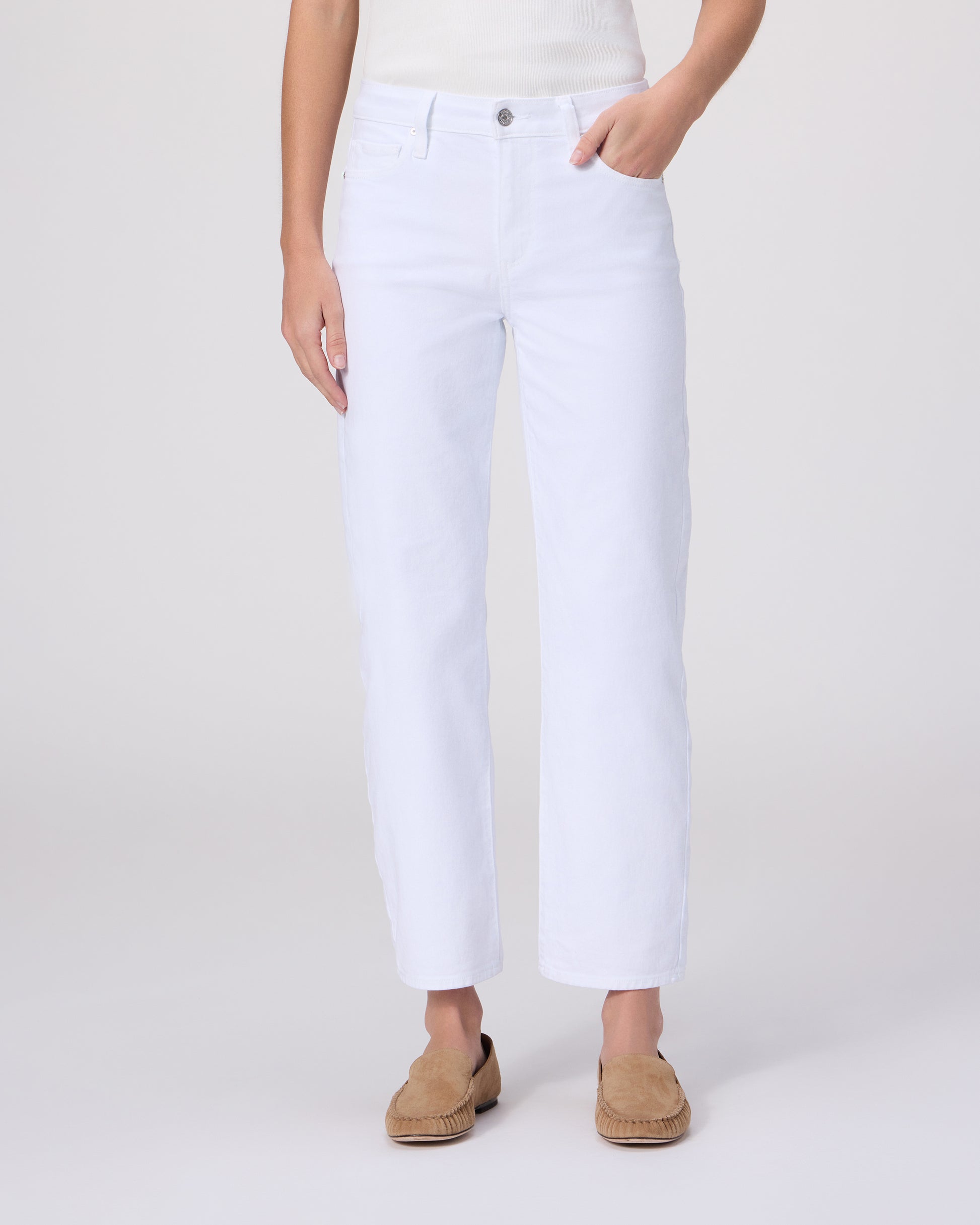 Mason Ankle Straight - Crisp White 23