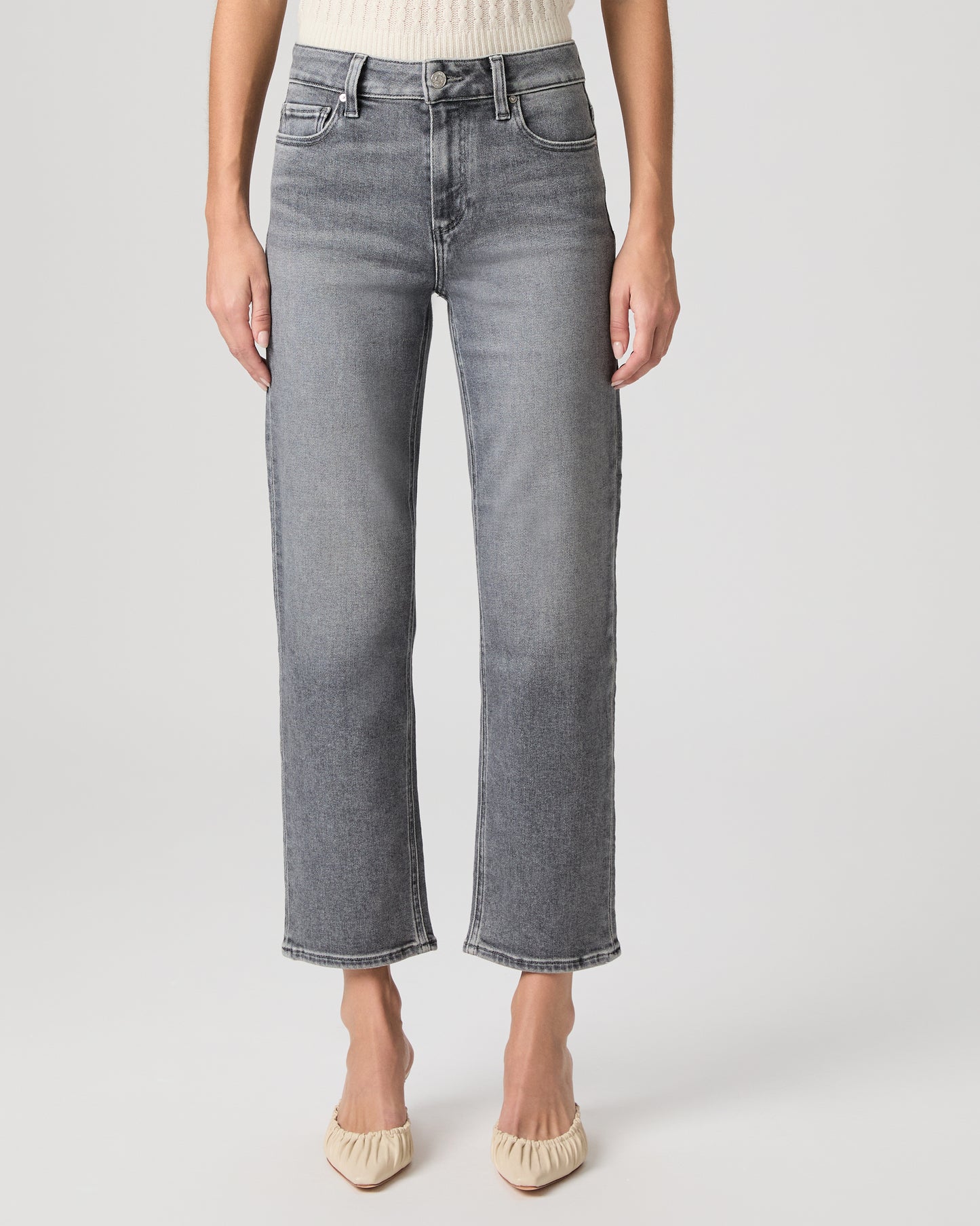 Mason Ankle Straight Jean - Smokey Grey 23