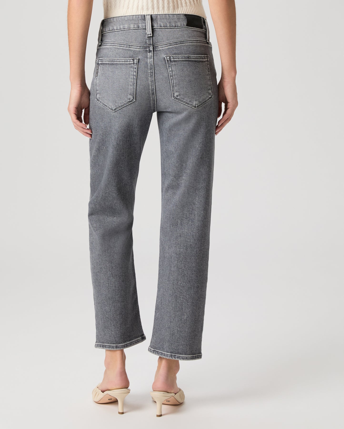 Mason Ankle Straight Jean - Smokey Grey 23