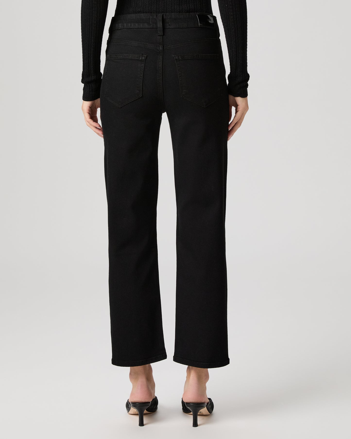 Mason Ankle Straight Jean - Black Shadow 23