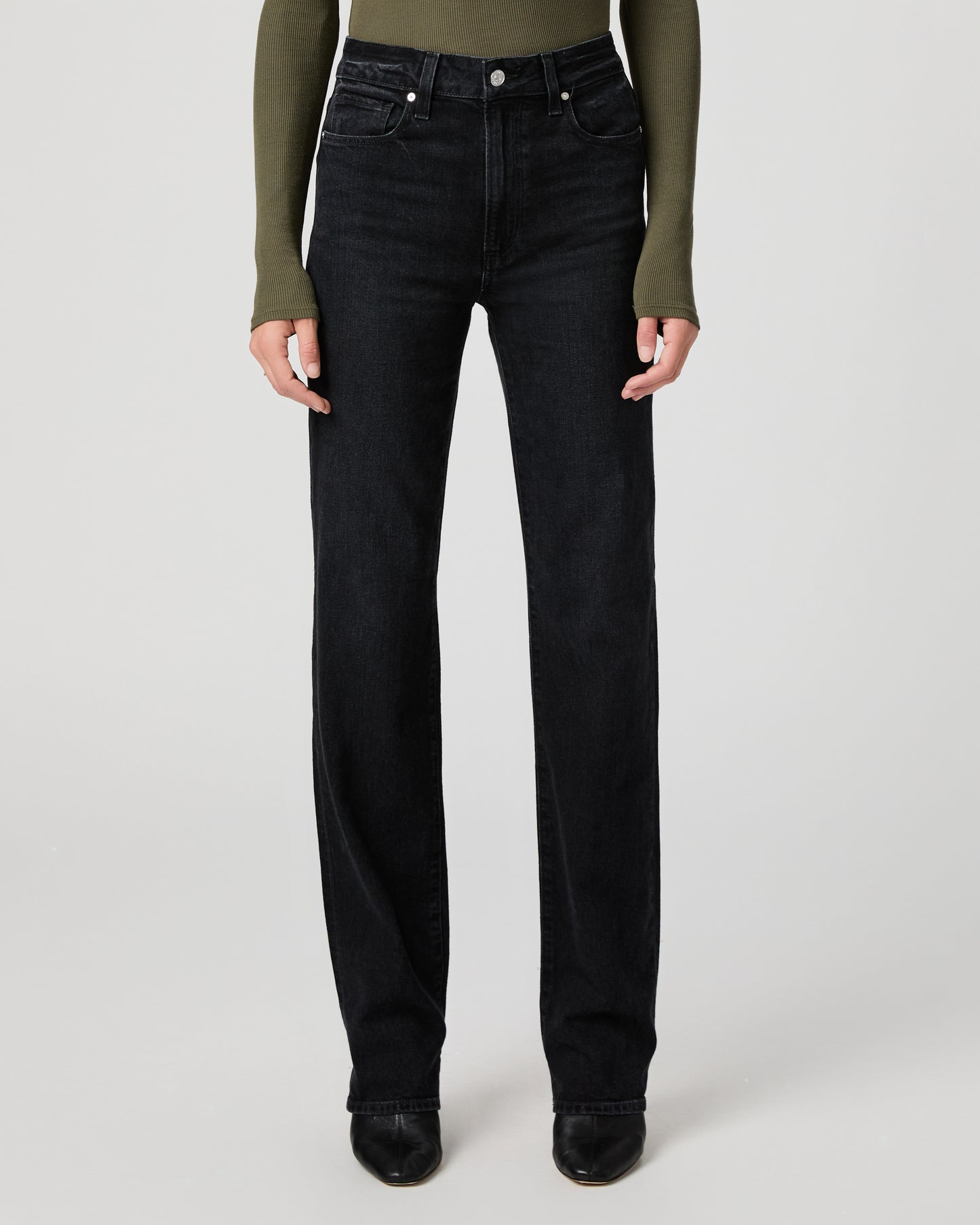 Stevie Straight Jean - Black Void