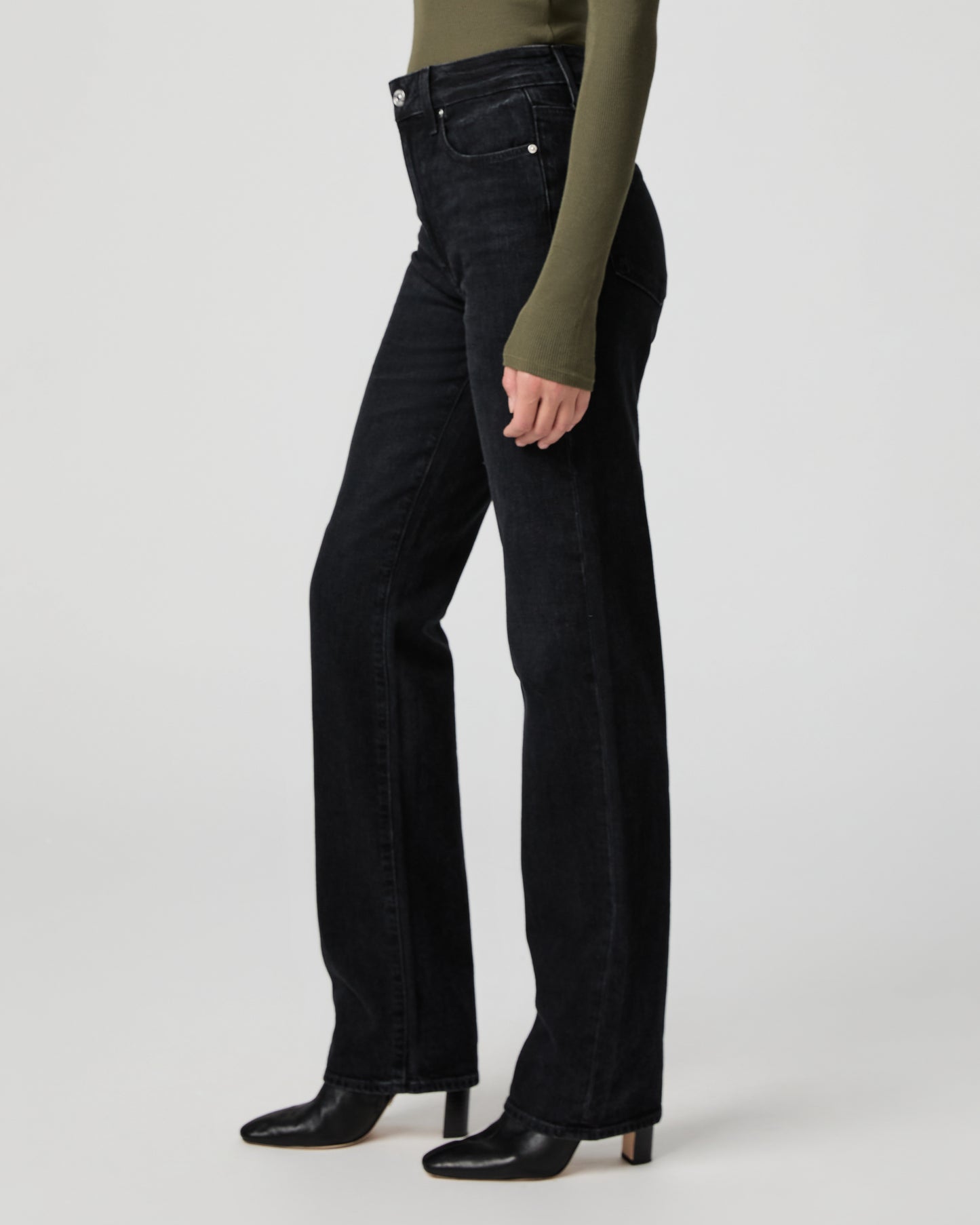 Stevie Straight Jean - Black Void