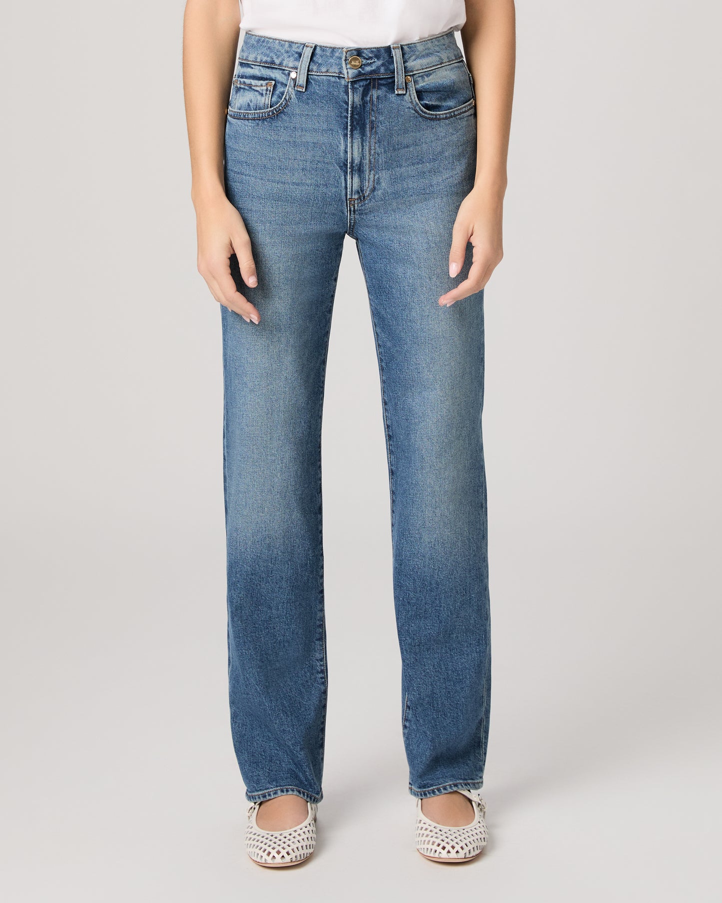 Stevie 31 Inch Straight Jean - Keystone 23