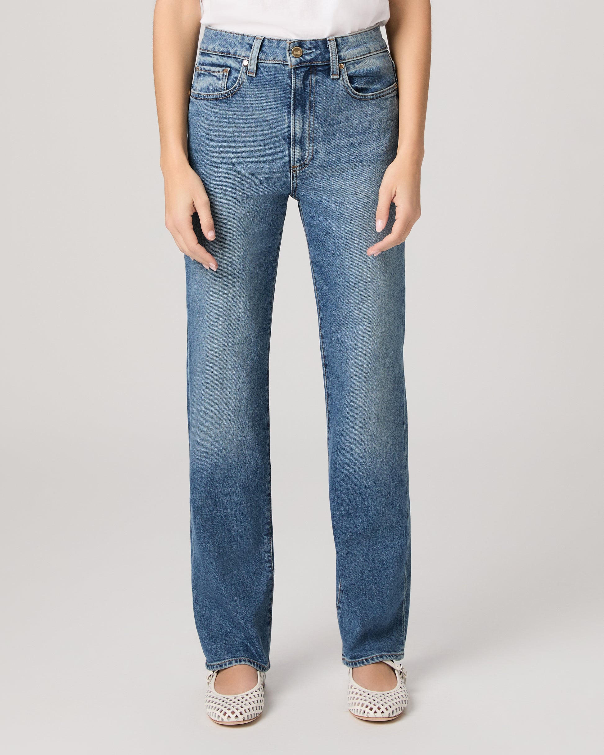 Stevie 31 Inch Straight Jean - Keystone 23