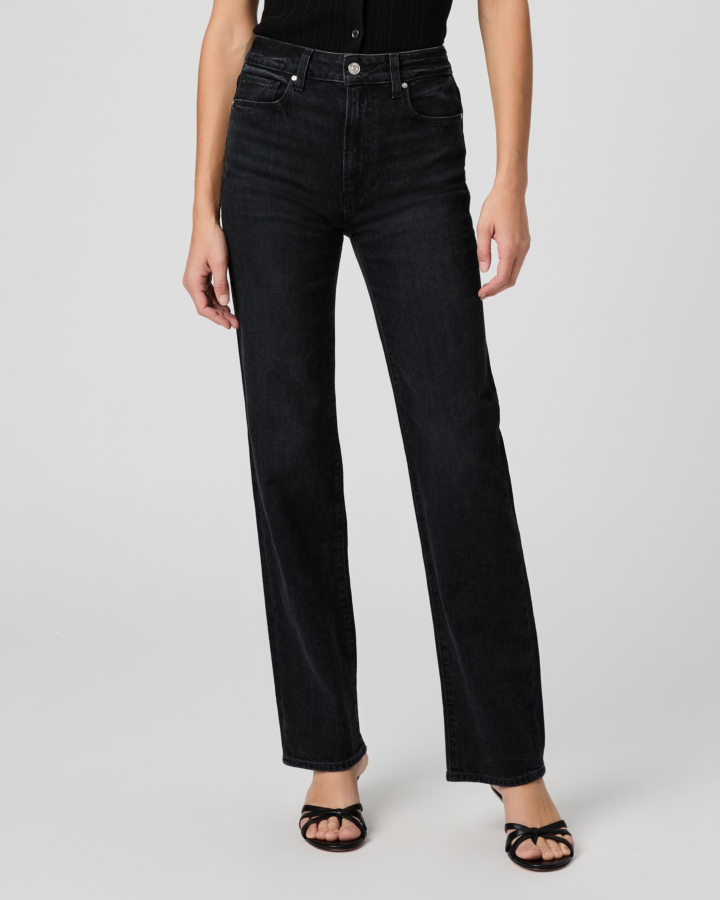 Stevie 31 Inch Straight Jean - Black Void