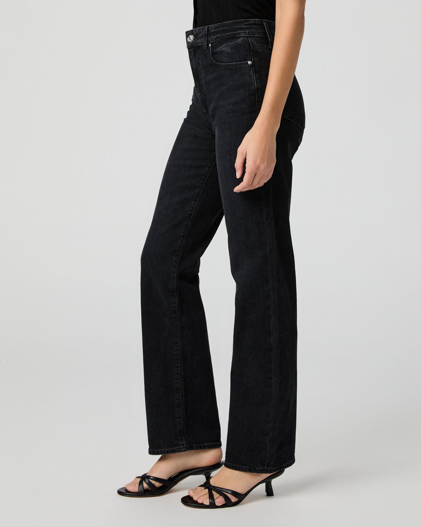 Stevie 31 Inch Straight Jean - Black Void