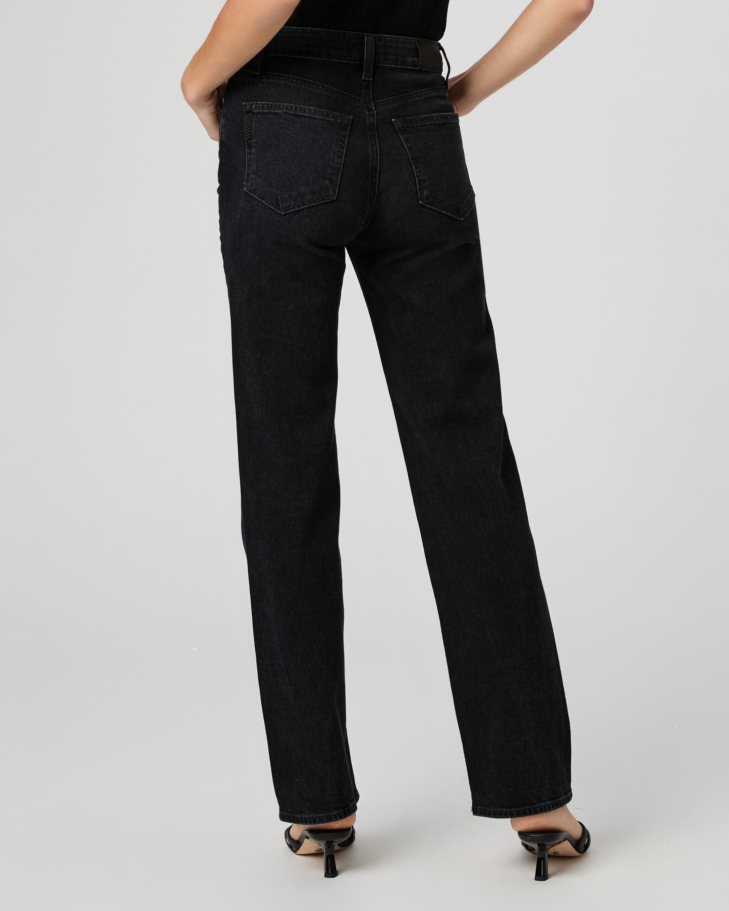 Stevie 31 Inch Straight Jean - Black Void