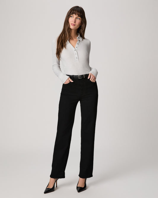 Stevie 31 Inch Straight Jean - Black Shadow 23