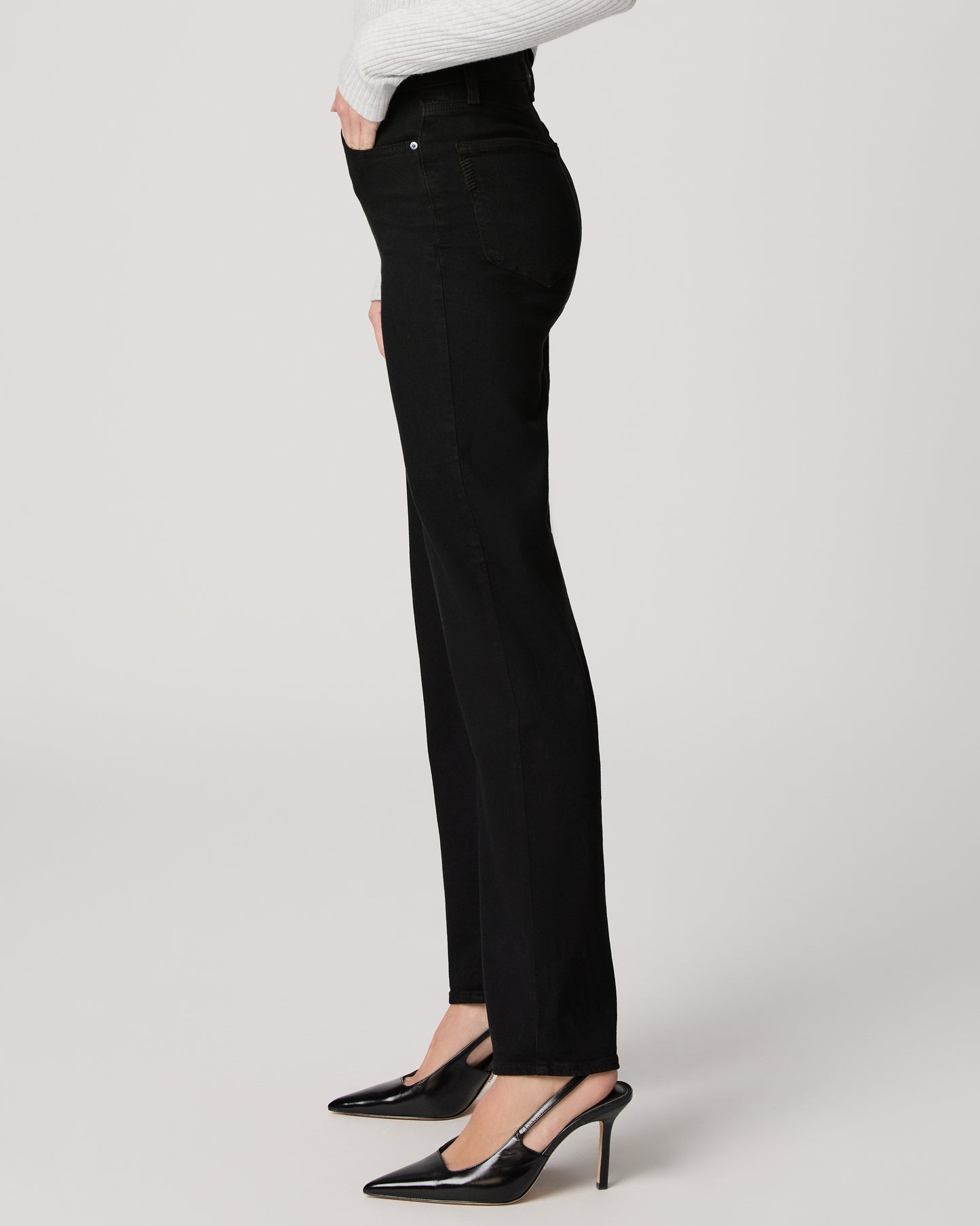 Stevie 31 Inch Straight Jean - Black Shadow 23