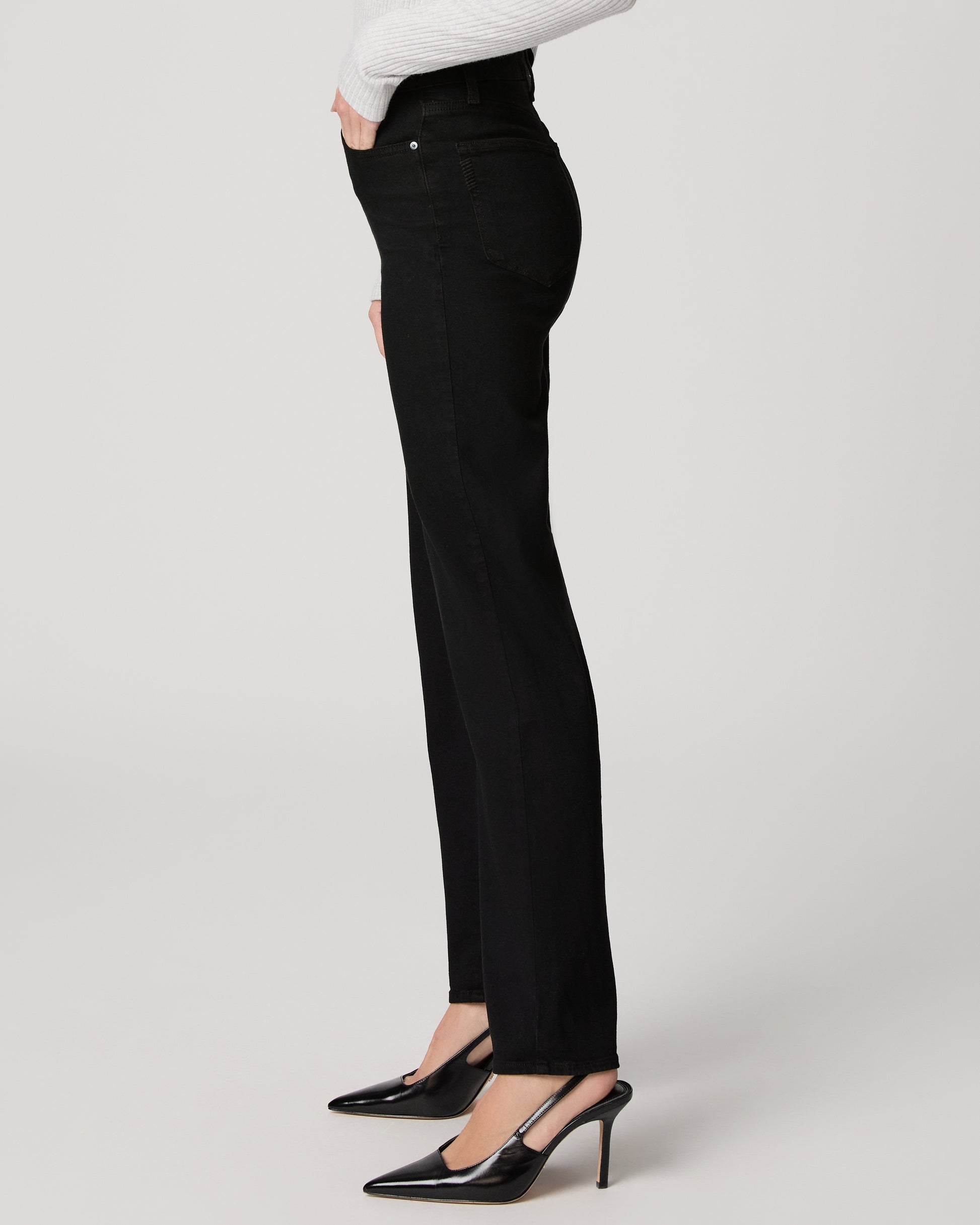 Stevie 31 Inch Straight Jean - Black Shadow 23