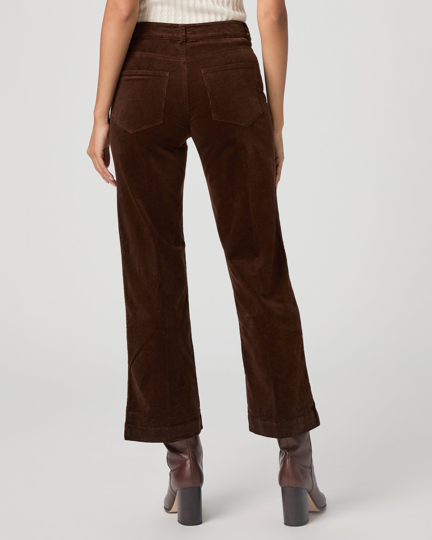 Leenah Ankle Wide Leg Pant - Chicory Coffee Corduroy 23