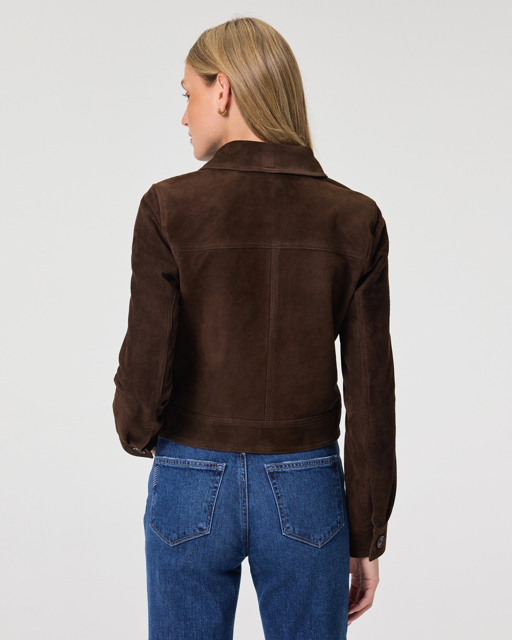 Feyd Jacket - Chocolate Brown Suede XS